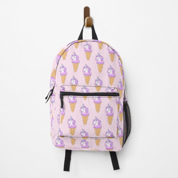 Item preview, Cute unicorn pastel pink rainbow ice cream designed and sold by Spooky Witch Dream.