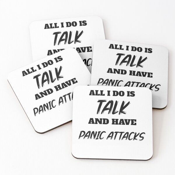 Item preview, All i do is talk and have panic attack designed and sold by made-by-love-.
