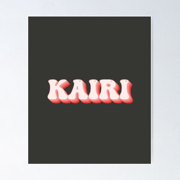 Vista previa del artículo con la obra «Kairi - Nombre», diseñado y vendido por kindxinn.
