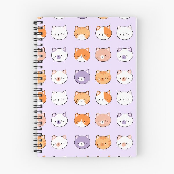 Item preview, Cute cat faces pack - kawaii cat heads illustration  designed and sold by Yarafantasyart.