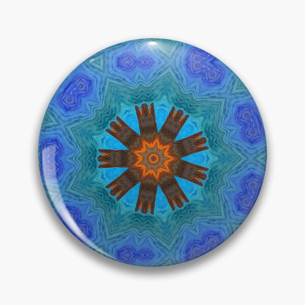 Item preview, *LUMINOUS CONCERTO FOR A NINE-POINTED STAR, IN OCEAN MOON - BAHA'I SIGN - UNITY IN DIVERSITY - BAHA'I WORLD PEACE - UNIVERSAL LOVE - WORLD CITIZEN* designed and sold by Ralek.