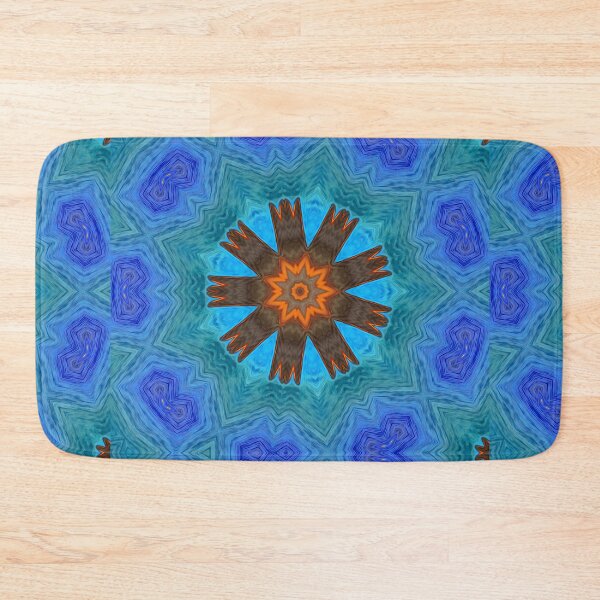 Item preview, *LUMINOUS CONCERTO FOR A NINE-POINTED STAR, IN OCEAN MOON - BAHA'I SIGN - UNITY IN DIVERSITY - BAHA'I WORLD PEACE - UNIVERSAL LOVE - WORLD CITIZEN* designed and sold by Ralek.