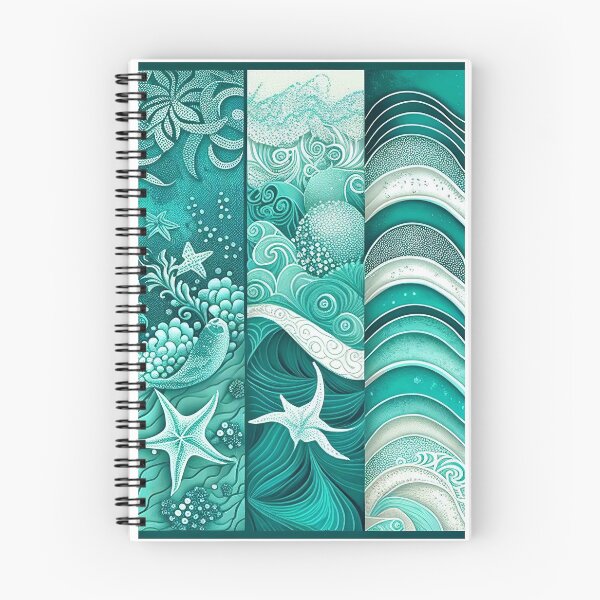 Item preview, Wave Ocean Details, Blue and Green Shades SeaStar, Starfish, Under the sea designed and sold by Shaka-Surf-Tees.