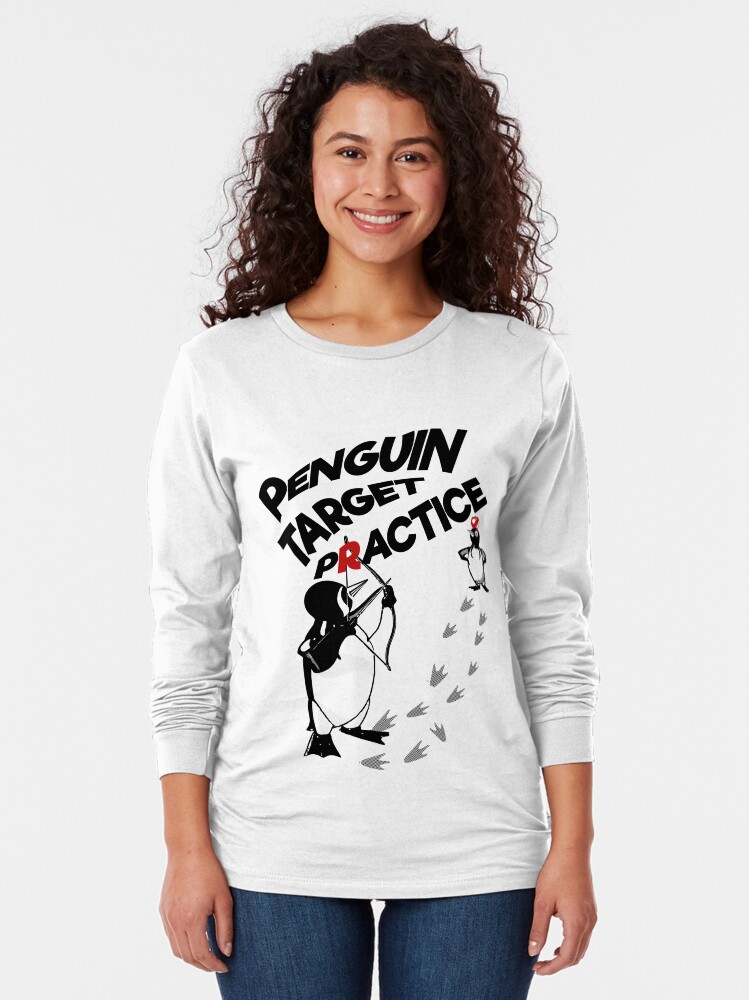 Alternate view of Penguin, target practice Long Sleeve T-Shirt