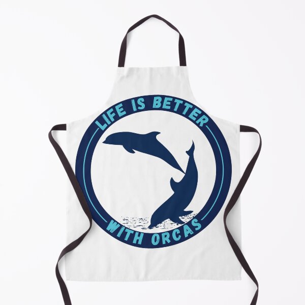 Item preview, Life Is Better With Orcas , new orca logo designed and sold by Robo-toons.