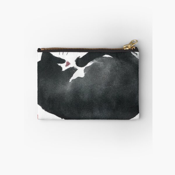 Item preview, Sumi-e Japanese ink drawing, sleeping cat designed and sold by Monkonthehill.