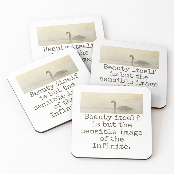 Item preview, Beauty Itself Is But The Sensible Image - Beauty Quote  designed and sold by CrankyOldDude.