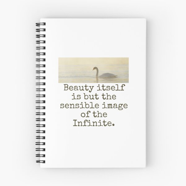 Item preview, Beauty Itself Is But The Sensible Image - Beauty Quote  designed and sold by CrankyOldDude.