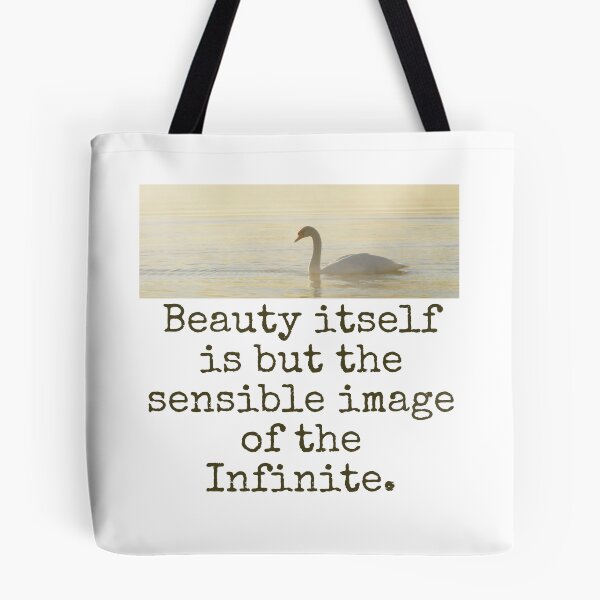 Item preview, Beauty Itself Is But The Sensible Image - Beauty Quote  designed and sold by CrankyOldDude.
