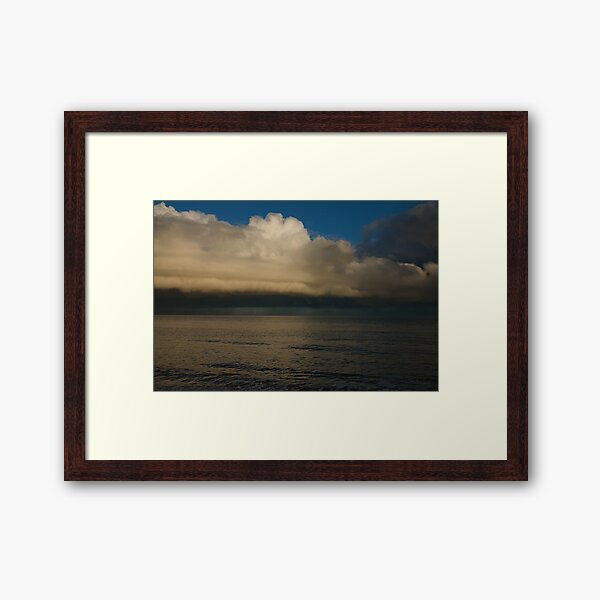 Item preview, Stormy sea cloud off the Norfolk coast framed print designed and sold by MyriadLifePhoto.