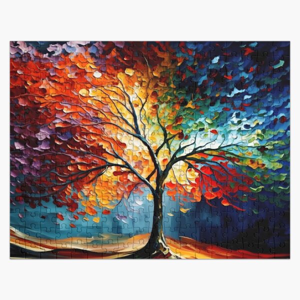 Artikel-Vorschau von Baum des Lebens Yggdrasil - Im Stil von Leonid Afremov, designt und verkauft von Jordan Bell.