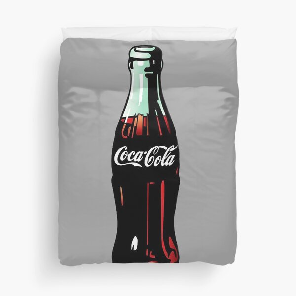 Pop Art Coca-Cola Bottle Duvet Cover