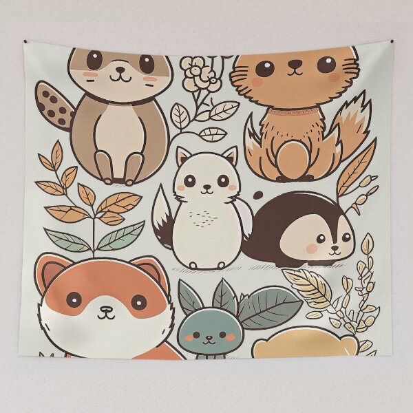 Artikelvorschau, Fröhliche Tierabenteuer entworfen und verkauft von JOLI Design.