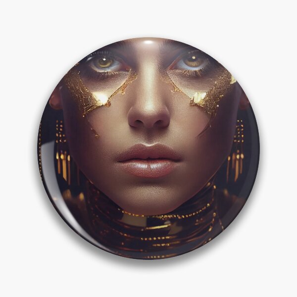 Item preview, Radiant and Regal: The Mesmerizing Presence of the Golden Goddess designed and sold by PosterManiaRo.