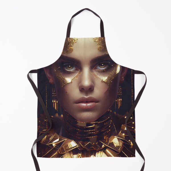 Item preview, Radiant and Regal: The Mesmerizing Presence of the Golden Goddess designed and sold by PosterManiaRo.