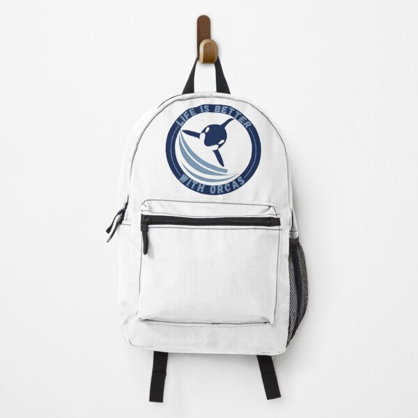 Item preview, Life Is Better With Orcas , new logo design designed and sold by Robo-toons.