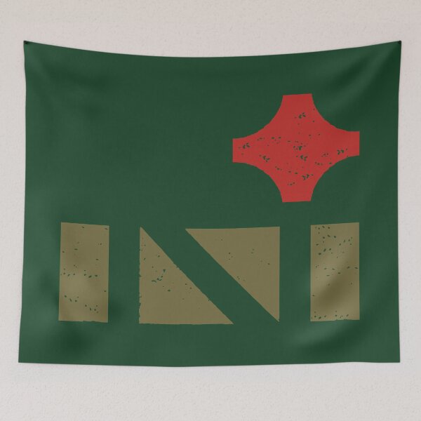 Item preview, North Star Letter N Gold and Red designed and sold by Wiggly Lines.