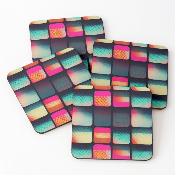 Item preview, Neon digital retro pattern designed and sold by YeKnot.