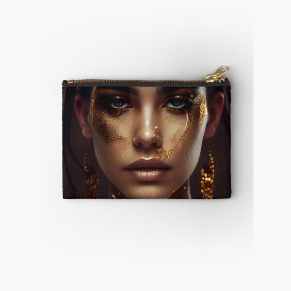 Item preview, Radiant Elegance: The Commanding Presence of the Golden Goddess designed and sold by PosterManiaRo.