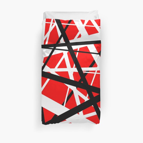 Frankenstein Pattern (Red) Duvet Cover