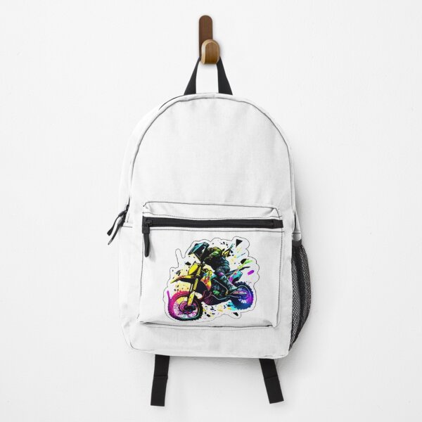 Item preview, Motocross Dirt Bike Cyberpunk Colorful Neon designed and sold by beluxe.