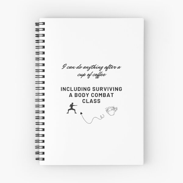 Item preview, I can do anything after a cup of coffee... including surviving a body combat class designed and sold by Cute-Jory-Store.