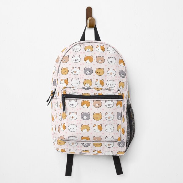 Item preview, Cute cat faces pack - kawaii cat heads illustration designed and sold by Yarafantasyart.
