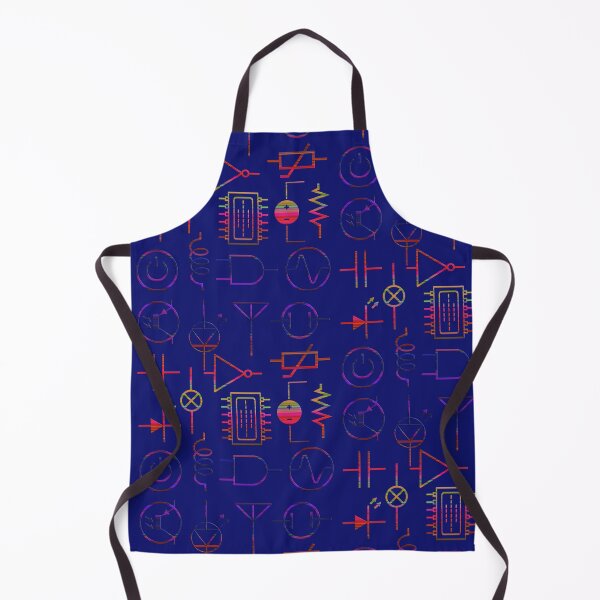 Item preview, Colorful Electronics Components | Electronic Engineering | Electronics Collage designed and sold by EngineersArt.