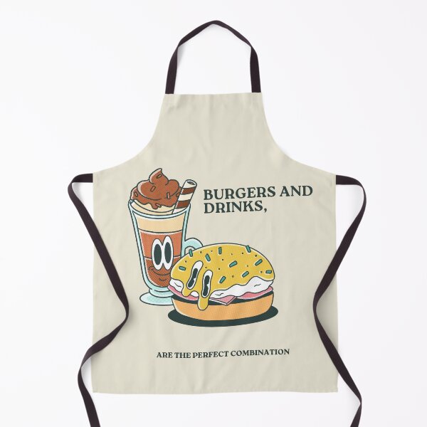Item preview, Burgers and Drinks are the Perfect Combinations - For Boys and Girls designed and sold by AkithSelling.
