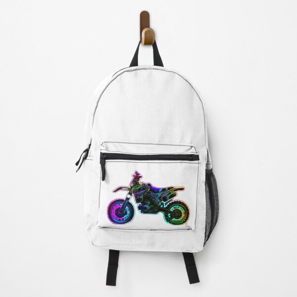 Item preview, Motocross Dirt Bike Cyberpunk Colorful Neon designed and sold by beluxe.