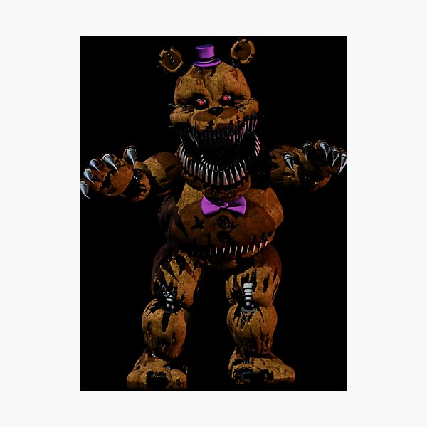 Fnaf Nightmare Animatronics Wall Art for Sale