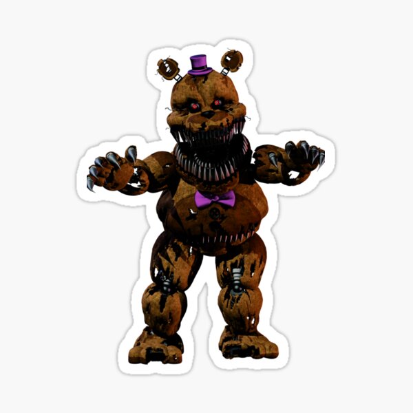 FNAF 4 Nightmare Animatronics Sticker for Sale by ladyfiszi