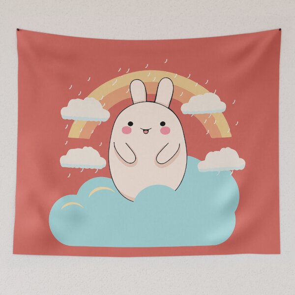 Item preview, Cute Kawaii Bunny designed and sold by ArtBoulevard.