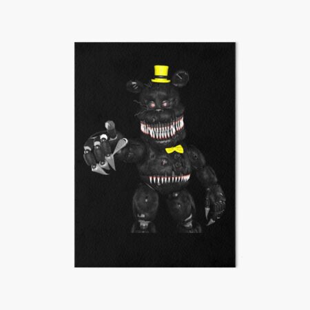 FNAF Gregory as Glamrock Freddy 5x7in Art Print -  Israel