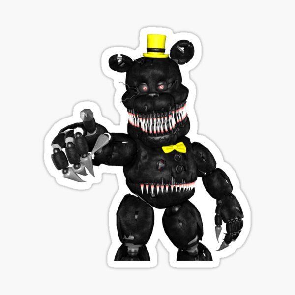 Free: Five Nights at Freddy's: Sister Location Animatronics Ultimate Custom  Night Nightmare Bunny - stikers 