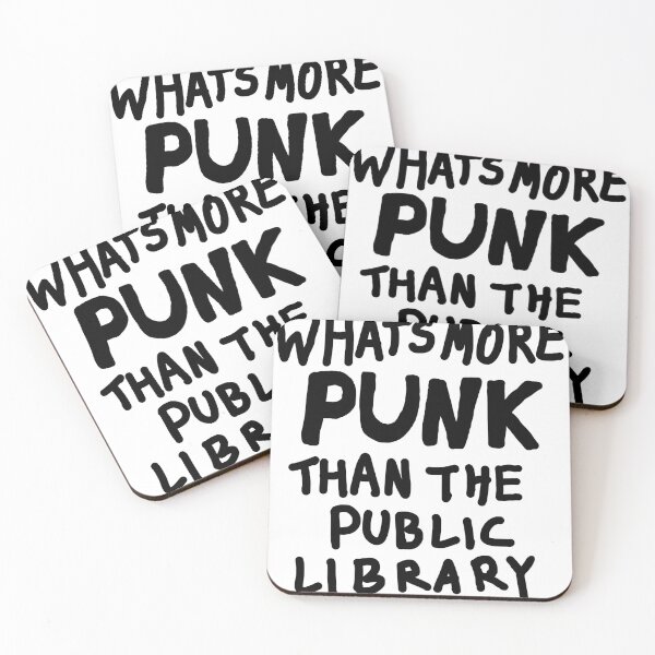 Item preview, Whats more PUNK than the PUBLIC LIBRARY??? designed and sold by LovePropaganda.