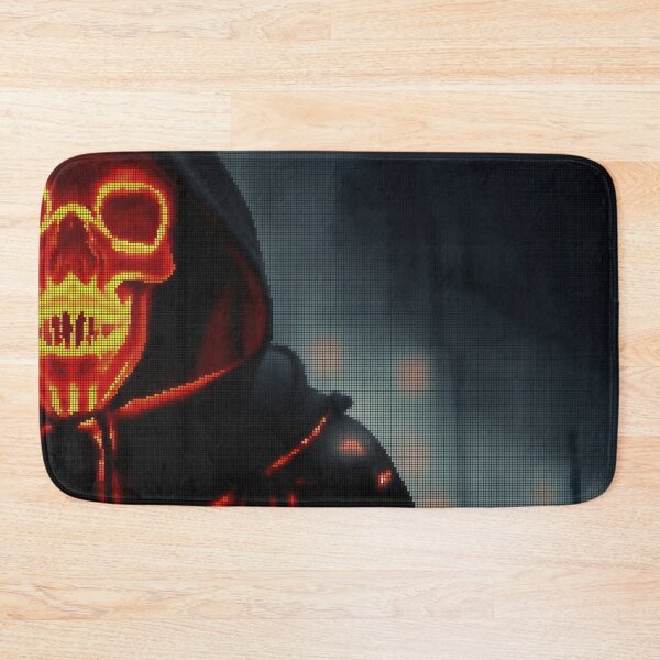 Item preview, Flaming Glowing Skull 8-bit Pixel Art designed and sold by PixelDripped.