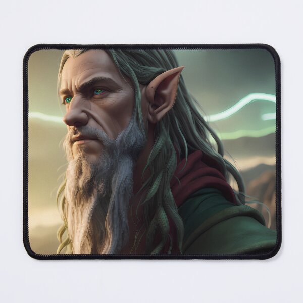 Item preview, Elf Dwarf Lighning Nature Background White Beard - Fantasy Collection designed and sold by SpektroDesign.