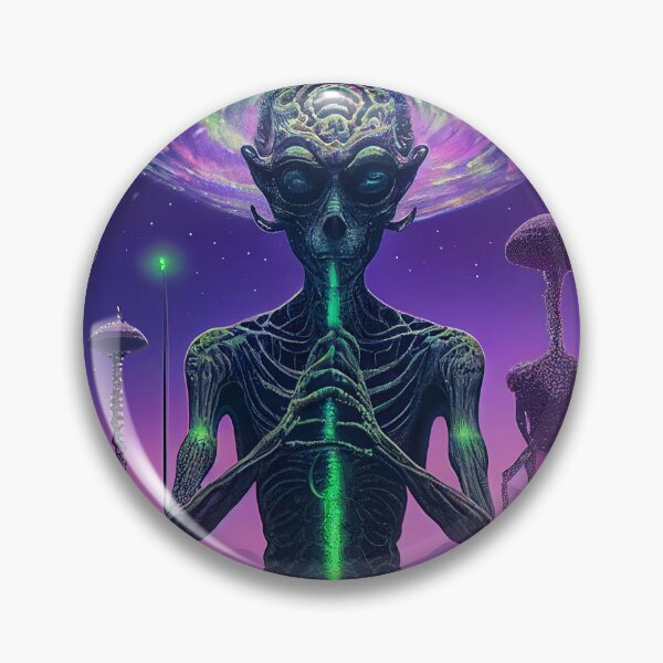 Item preview, Alien Meditation designed and sold by Omni ⭐⭐⭐⭐⭐.