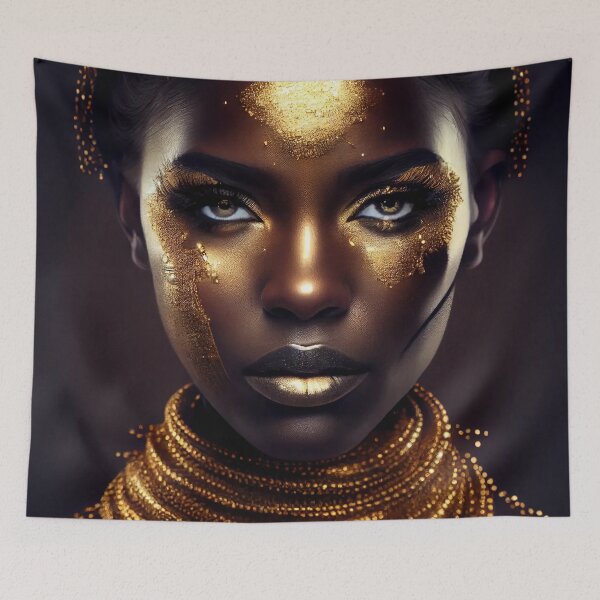 Item preview, The Allure of the Golden Goddess designed and sold by PosterManiaRo.