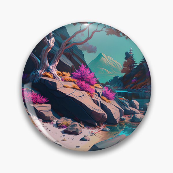 Item preview, Mountainous landscape with magnificent colors designed and sold by GforAL.