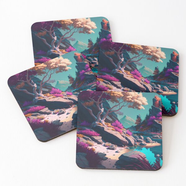 Item preview, Mountainous landscape with magnificent colors designed and sold by GforAL.