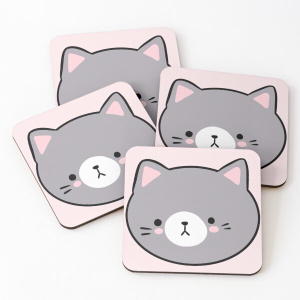 Item preview, Cute little cat face illustration  designed and sold by Yarafantasyart.