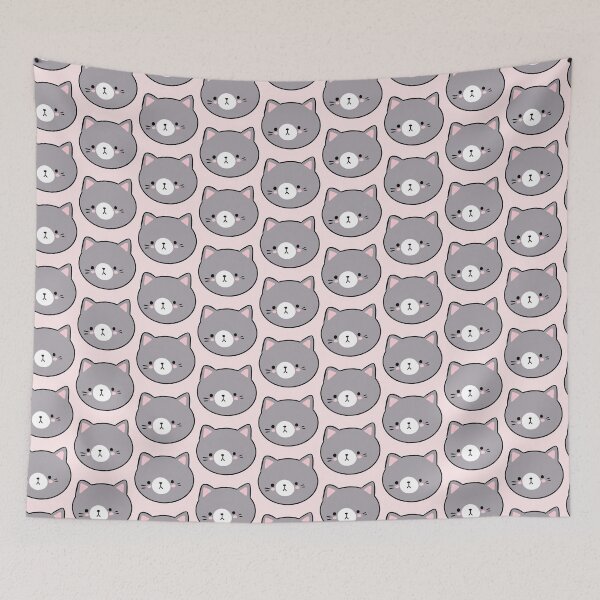 Item preview, Cute little cat face illustration  designed and sold by Yarafantasyart.