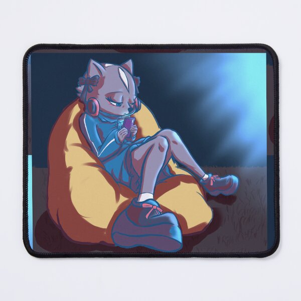 Item preview, Shikabane Internet Cafe (Blue)  designed and sold by BigJapaGraphics.