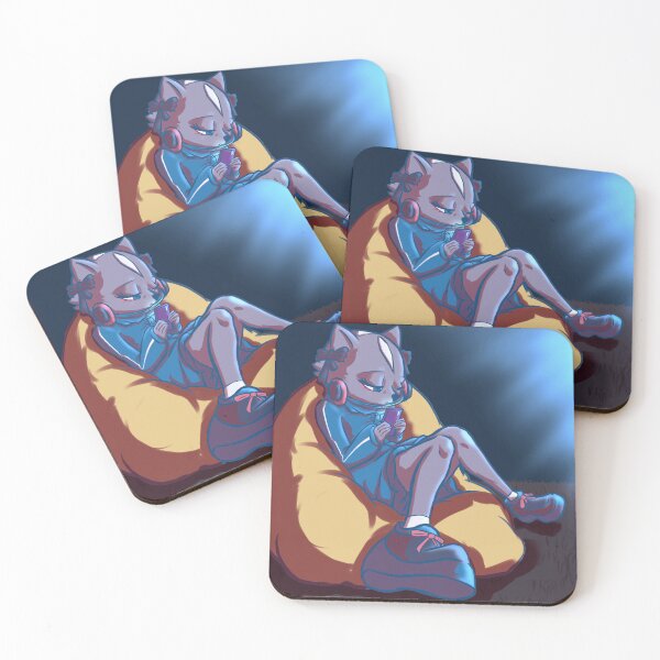 Item preview, Shikabane Internet Cafe (Blue)  designed and sold by BigJapaGraphics.