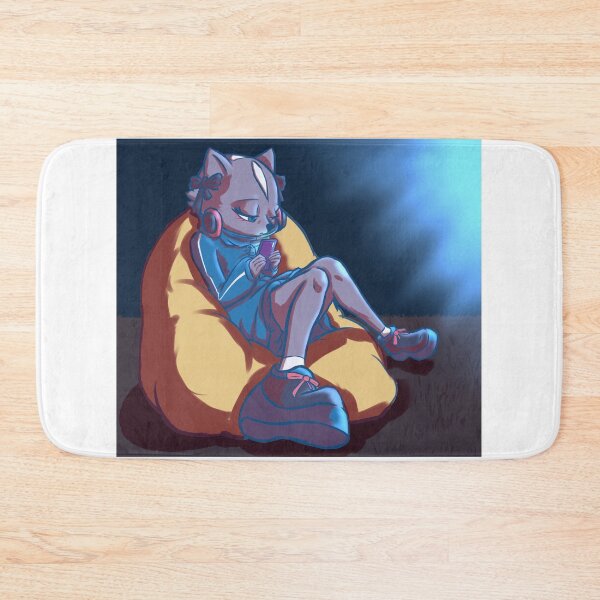 Item preview, Shikabane Internet Cafe (Blue)  designed and sold by BigJapaGraphics.