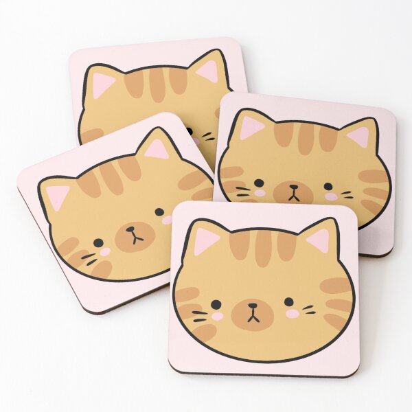 Item preview, Cute little cat face illustration  designed and sold by Yarafantasyart.