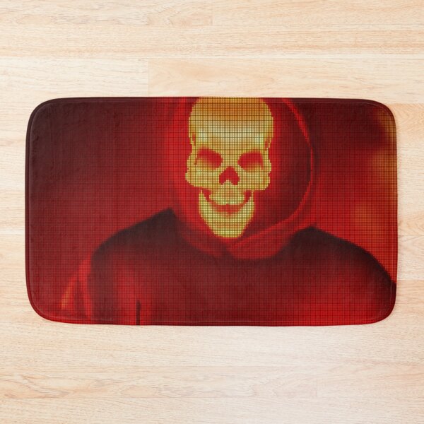 Item preview, Flaming Glowing Skull 8-bit Pixel Art designed and sold by PixelDripped.