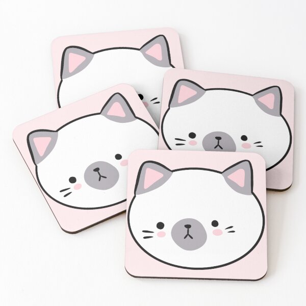 Item preview, Cute little cat face illustration  designed and sold by Yarafantasyart.